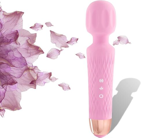 The Original 3-in-1 Personal Massager - Cordless, 2 hrs Continuous Vibration - Quiet & Waterproof - Vibrating Wand for Neck, Back Pain, Tension Relief & Muscle Soreness (Purple) in Saudi Arabia
