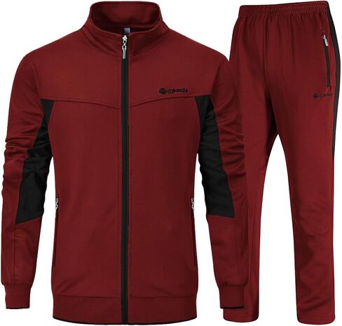 YSENTO Men's Tracksuits Outfits Set 2 Piece Jogging Suits Warm Up Sweatsuits Sweat Track Suits Sets in Saudi Arabia