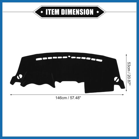 Car Dashboard Cover Mat Compatible for Kia Sportage 2011-2015, Protective Polyester Black Center Console Interior Trim Dash Board Mat Item Replacement in Saudi Arabia