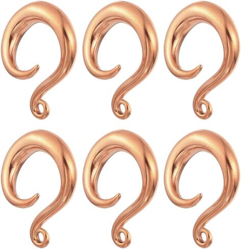 LADEMAYH 3 Pairs DIY Ear Taper Hooks Dangle Gauges for Ears Gauges, Hypoallergenic Stainless Steel Dangle Gauges Accessories Body Jewelry in Saudi Arabia