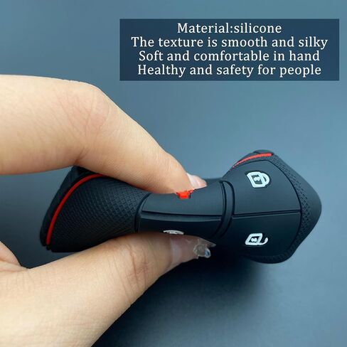 TANDRIVE Key Fob Cover for 2025 2024 2023 Chevy Colorado Equinox Silverado GMC Canyon Sierra, 4 Button, Silicone, 2-Pack, Black in Kuwait