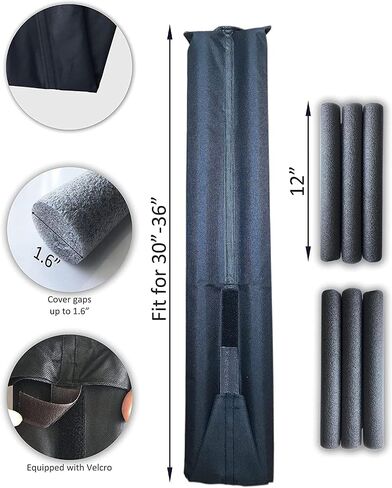 SAPPHIRE HOME Door Draft Stopper, Waterproof Under Door Draft Stopper, Premium Door Draft Stopper for Bottom of Door to Block Noise, Dust, and Cold Air (Grey) in Saudi Arabia