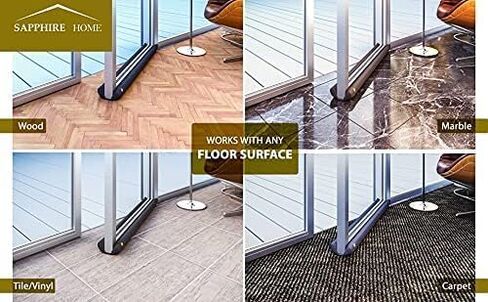 SAPPHIRE HOME Door Draft Stopper, Waterproof Under Door Draft Stopper, Premium Door Draft Stopper for Bottom of Door to Block Noise, Dust, and Cold Air (Grey) in Saudi Arabia
