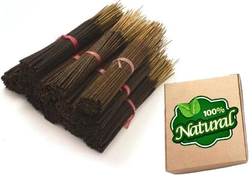 Yajna-Patchouli-Incense-Sticks 100%-Natural-Handmade-Hand-Dipped Organic-Chemicals-Free for-Purification-Relaxation-Positivity-Yoga-Meditation The-Best-Woods-Scent (100 Sticks (150GM)) in Kuwait