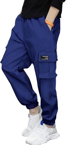 SANGTREE Boy's & Men's Cargo Jogger Pants, 3 Years - Men XXL in Kuwait