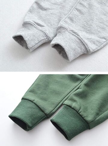 Toddler Boys Jogger Pants Boy Cotton Drawstring Elastic Waist Sweatpants Joggers 2 Pack Set 2-7T in Kuwait