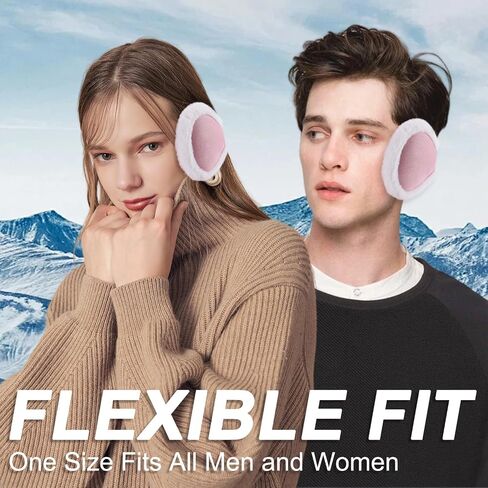 Ear Muffs for Winter Women & Men, Adjustable Women's Earmuffs Winter, Cute Earmuffs for Women Winter Sports in Saudi Arabia
