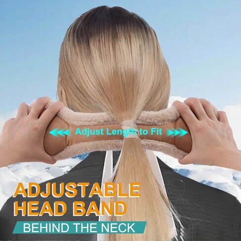 Ear Muffs for Winter Women & Men, Adjustable Women's Earmuffs Winter, Cute Earmuffs for Women Winter Sports in Saudi Arabia