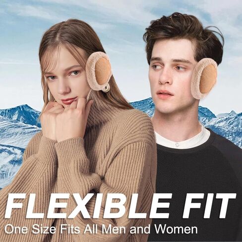 Ear Muffs for Winter Women & Men, Adjustable Women's Earmuffs Winter, Cute Earmuffs for Women Winter Sports in Saudi Arabia