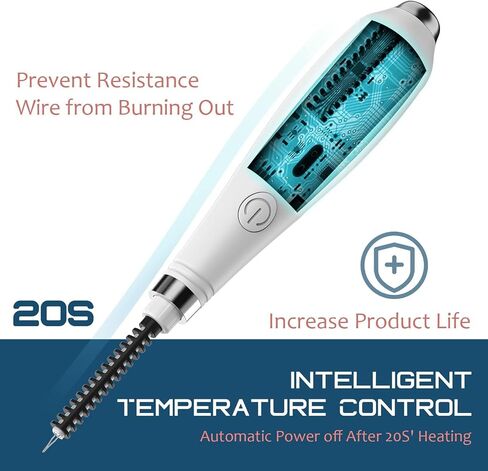 Thread Burner, USB Rechargeable Thread Zapper with LCD Display, Burn and Melt Easily, Cautery Pen for Beading, Weaving, Sewing, Leather & Jewelry Making in Saudi Arabia