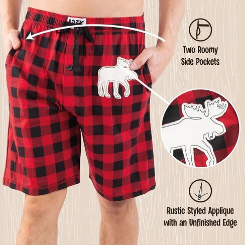 Lazy One Pajama Shorts for Men, Men's Pajama Bottoms, Sleepwear in Saudi Arabia