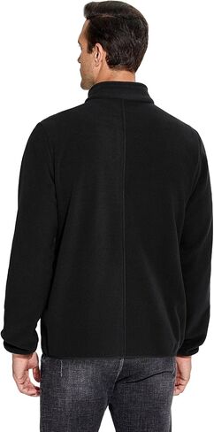 COOFANDY Men's Soft Polar Fleece Jacket Lightweight Full Zip Jackets Casual Outdoor Warm Jackets Coats with Pockets in Kuwait