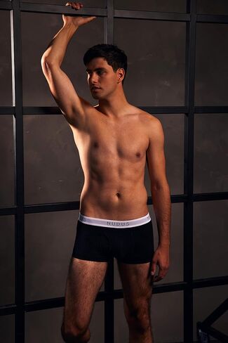 NUDUS Men's Stylish Bamboo Rayon Soft Underwear With Fly - Pack Of 4 Gift Box in Kuwait