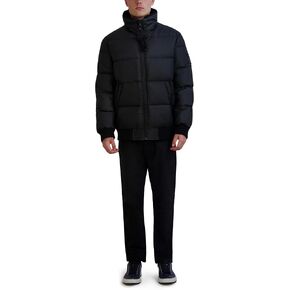 KARL LAGERFELD Paris Men's Short Puffer Jacket