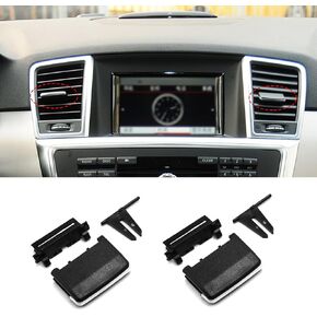 Moonlinks Compatible with Mercedes Benz Air Vent Outlet Tabs, Front Center Row Air Vent Clip Tab Replacement for W166 ML Class 2012-2015 GLE Class 2016-2019 X166 GL Class 2013-2016 GLS Class 2017-2019
