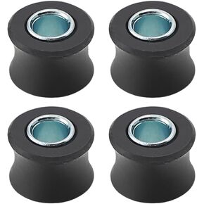 Minho 4Pcs 10MM Rear Shock Absorbing Suspension Bushing Set in Rubber Material Compatible with Most Motorcycles Scooter ATV UTV Go Kart