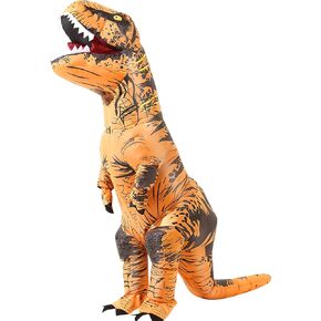 Inflatable Dinosaur Costume Adult Fancy Dinosaur Suit Blow up Trex Full Body Dino Costume For Halloween Cosplay Party
