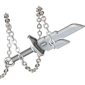 MYAROMA FINDINGS Toji Fushiguro Inverted Spear of Heaven Necklace Cospaly Pendant Prop Creative Gift for Anime Fans Stainless Steel Chain