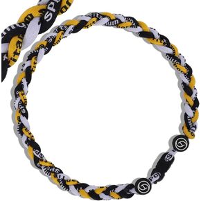 Premium Baseball Necklaces w/Fashion Three Color Rope Braided Tornado, A Sporty Gift Idea, Great Gift Giving for Sports Fans, Baseball Players, Parties, Gameday, Birthday