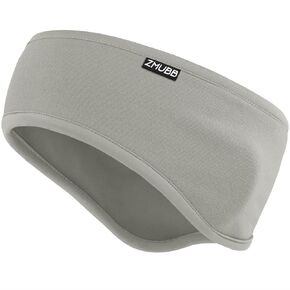 Fleece Ear Warmers for Men Women - Winter Headband Ear Muffs Ear Covers for Cold Weather Running Cycling Ski (black)