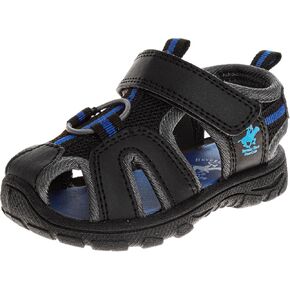 Beverly Hills Polo Club Boy's Athletic Active Sandals Close Toe Sport Summer Shoe