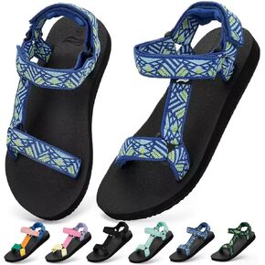 Boys Girls Sandals With Arch Support Yoga Mat Insole Comfortable Walking Water Sandals for Beach Travel Athletic(Toddler/Little Kid/Big Kid)