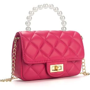 Toddler Purse for Teen Girls, Kids Beaded Crossbody Bag Ages 3-14