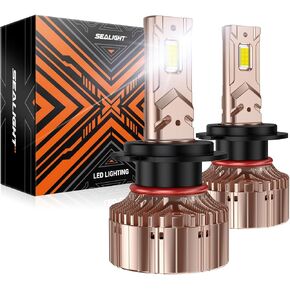 SEALIGHT 2024 Newest X6S H4 Bulbs, Pack of 2