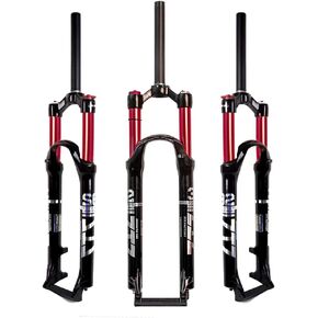 ZTZ Mountain Front Fork 26 Inch 27.5 Inch 29 Inch Double Air Chamber Fork Bicycle Shock Absorber Front Fork Air Fork