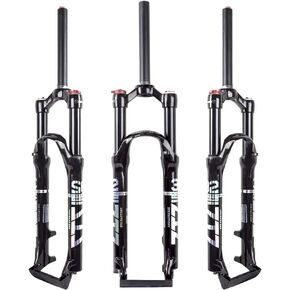 ZTZ Mountain Front Fork 26 Inch 27.5 Inch 29 Inch Double Air Chamber Fork Bicycle Shock Absorber Front Fork Air Fork