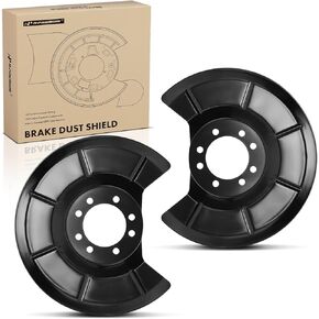 A-Premium Rear Driver and Passenger Side Brake Dust Shield Compatible with Select Mazda Models - 3 2004-2013, 5 2006-2010/2012-2015 - Replace# BP4K26261B, 2-PC Set