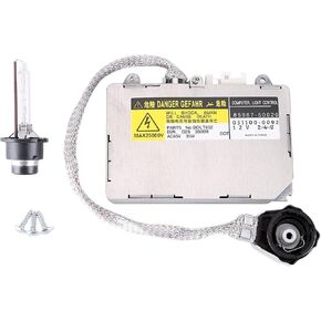 Xenon HID Headlight Ballast Control Unit with Igniter & D2S Bulb Compatible with 2004-2009 RX330 RX350 RX400H Replaces 85967-50020 85967-51020 Headlight Ballast Module