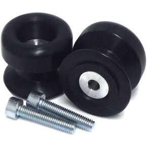 Shogun Yam FZ10 FZ 10 2017 MT-10 MT 10 2018 2019 2020 2021 Swingarm Spools - Sliders - Black - 701-0649 - MADE IN THE USA