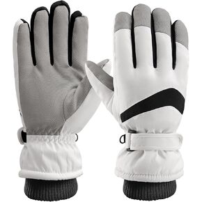 Trifabricy Winter Ski Gloves, Windproof Gloves for Men & Women, Touchscreen Snow Gloves for Cold Weather, Thermal Warm Gloves