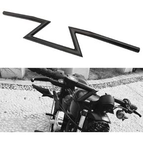 AnXin 1" 25MM HandleBar Z Handle Bars Universal For Sportster Cruiser XL 883 1200 Custom Chopper Dyna Softail Bobber Street Bob Touring Road King Road Street Glide Black