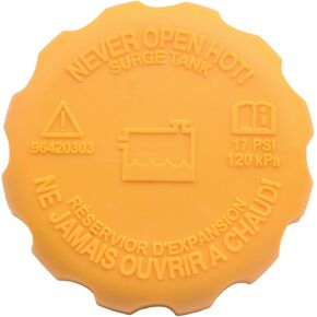 Radiator Coolant Reservoir Recovery Tank Cap Compatible For Chevy Aveo 2004-2011 Aveo5 2007-2011 Pontiac G3 2009-2010 1.6L Engine Coolant Bottle Tank Cap 94539597 96420303