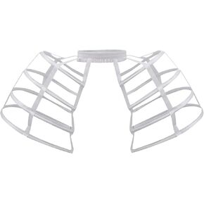 Victorian Cage Skirt Pannier Petticoat Women Bustle Hoop Skirt, One Size in Kuwait