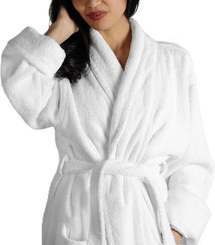 Superior Men's Traditional Premium Turkish Cotton Lightweight Long Bathrobe with Pockets in Saudi Arabia