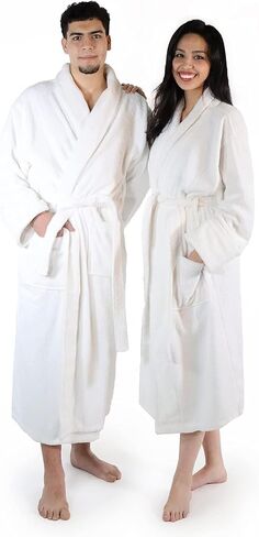 Superior Men's Traditional Premium Turkish Cotton Lightweight Long Bathrobe with Pockets in Saudi Arabia