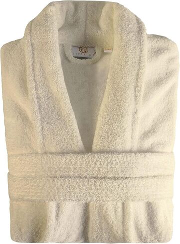 رداء حمام طويل خفيف الوزن من القطن التركي الفاخر التقليدي للرجال مع جيوب in Kuwait