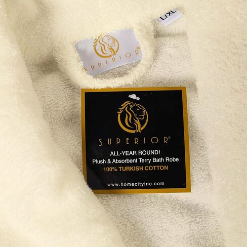 رداء حمام طويل خفيف الوزن من القطن التركي الفاخر التقليدي للرجال مع جيوب in Kuwait