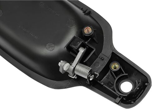 Gledewen Exterior Door Handle, Compatible with 2004-2012 Chevy Colorado, GMC Canyon, Isuzu, Outer Front Left Driver Side, Replace# GM1310141, 25875521 | Textured Black W/Key Hole Outside Handle in Saudi Arabia