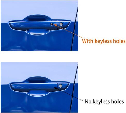 Thenice for 10th Gen Civic Accessories Door Handle Cover Exterior Decoration Compatible with Honda Civic 2021 2020 2019 2018 2017 2016 with Smart Auto Lock Holes -Black in Kuwait