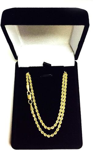 Jewelry Affairs 14K Yellow Gold Filled Solid Rope Chain Necklace, 2.1mm in Saudi Arabia