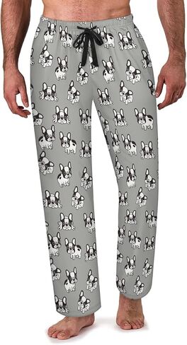 Cute Pattern Men's Pajama Pants Lightweight Lounge Pants Comfy Drawstring Sleep PJ Bottom with Pockets Sweatpants in Kuwait