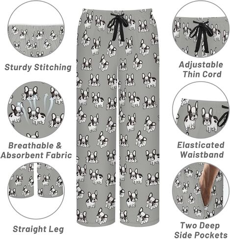 Cute Pattern Men's Pajama Pants Lightweight Lounge Pants Comfy Drawstring Sleep PJ Bottom with Pockets Sweatpants in Kuwait