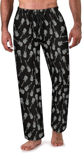 Cute Pattern Men's Pajama Pants Lightweight Lounge Pants Comfy Drawstring Sleep PJ Bottom with Pockets Sweatpants in Kuwait