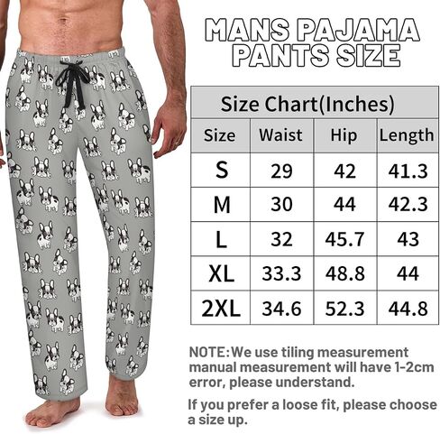 Cute Pattern Men's Pajama Pants Lightweight Lounge Pants Comfy Drawstring Sleep PJ Bottom with Pockets Sweatpants in Kuwait