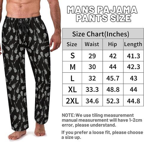 Cute Pattern Men's Pajama Pants Lightweight Lounge Pants Comfy Drawstring Sleep PJ Bottom with Pockets Sweatpants in Kuwait