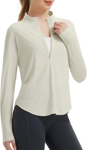 BALEAF Women's Sun Shirts UPF 50+ Half Zip Pullover Hiking Tops Lightweight Quick Dry UV Protection Hiking Fishing in Saudi Arabia